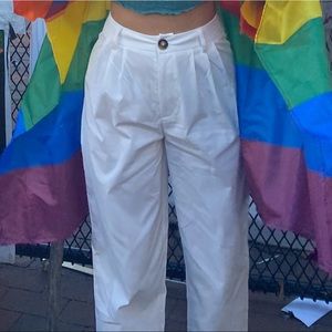 White cotton slacks 0/25